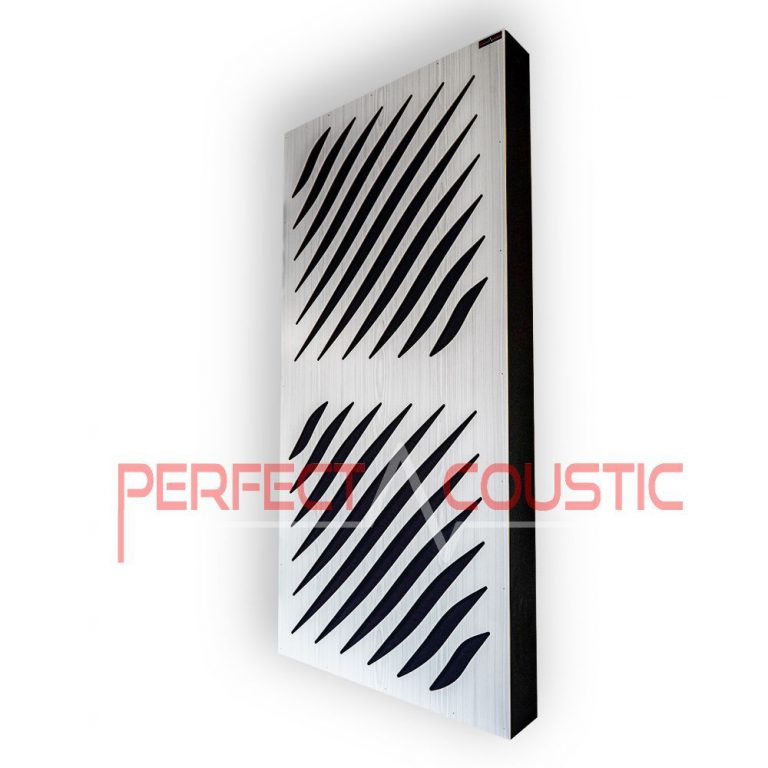 Acoustic panels with diffuser - With circle pattern diffuser front