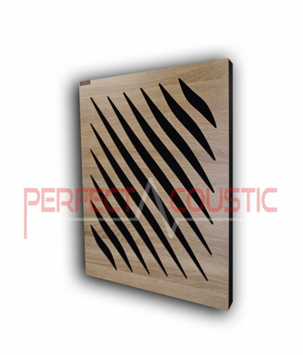 Acoustic panel with diffuser patterns (2)