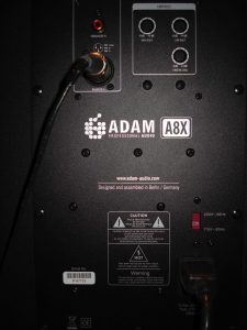 Adam A8X speakers test