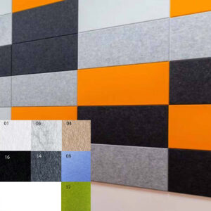 Bilnora Extra Dense Felt decorative acoustic panels 100x50x2,5cm