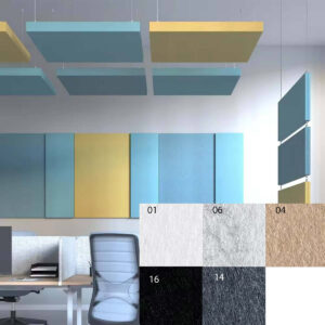 Bilnora Extra Dense Horizontal acoustic panels for ceilings 100x50x2,5cm And 120x60x1,2cm
