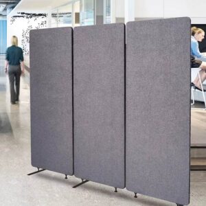 Bilnora cubicle office partition 160x60x2.5 cm – Upholstered