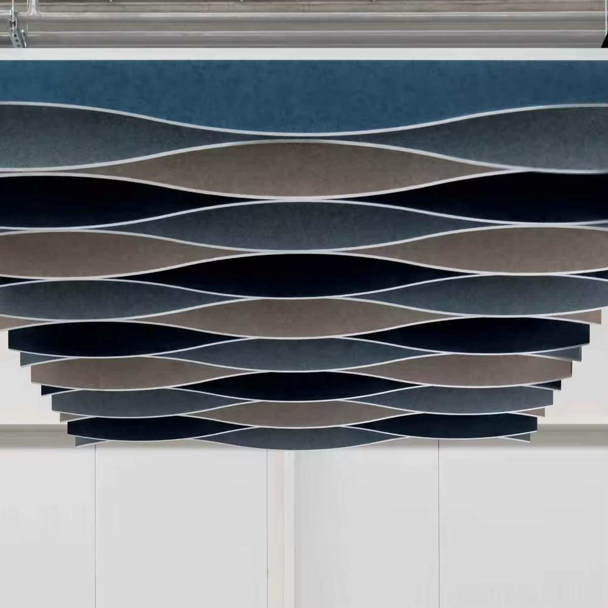 Bilnora extra dense vertical and corrugated ceiling panel