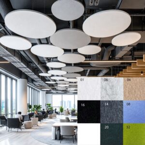 Bilnora-round-acoustic-ceiling-panel-extra-dense-Ø120×1.2cm