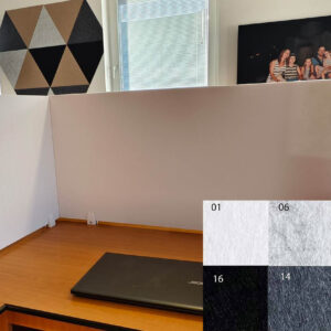 Bilnora side desk divider panel 60x60x1.2 cm