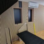 Combination of Elitexa sponge and laminated acoustic panel for perfect sound absorption