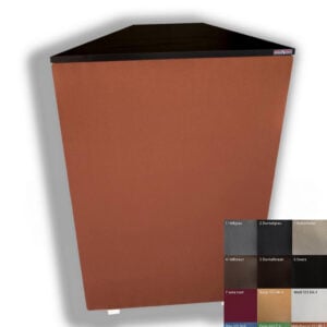 Corner bass trap with membrane-108x64x23cm