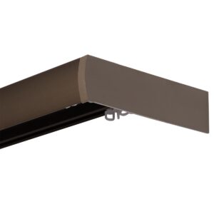 DECO Ceiling Curtain Rod Set with Front Panel – Anthracite Metal – Available in Multiple Sizes (2) DECO Ceiling Curtain Rod Set with Front Panel – Anthracite Metal – Available in Multiple Sizes
