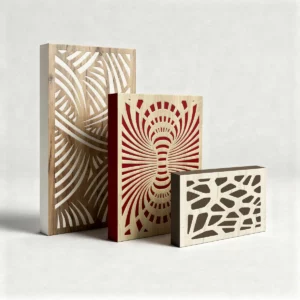 Diffuser front acoustic panels in multiple colors and patterns