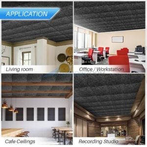 Elitexa extra dense sponge is also excellent for ceiling soundproofing