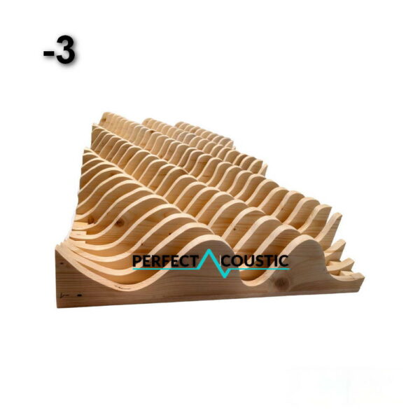 Parametric acoustic diffuser in natural colour, code -3