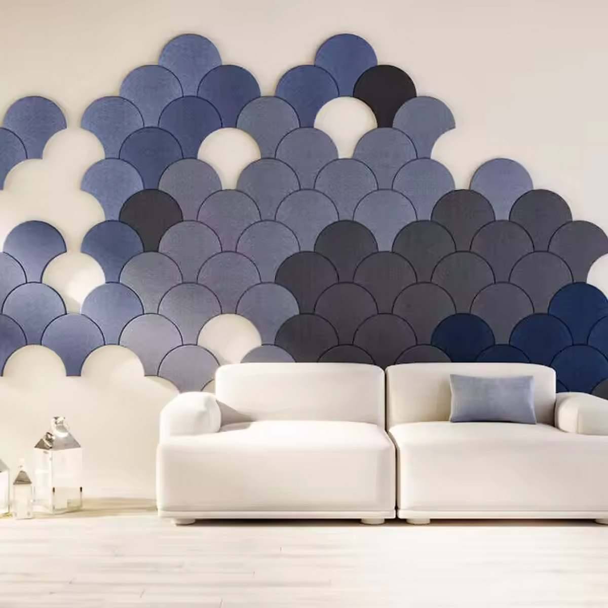 Soft acoustic panel idea for your living room