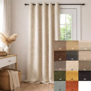 Softy curtain for door - This image is an illustration