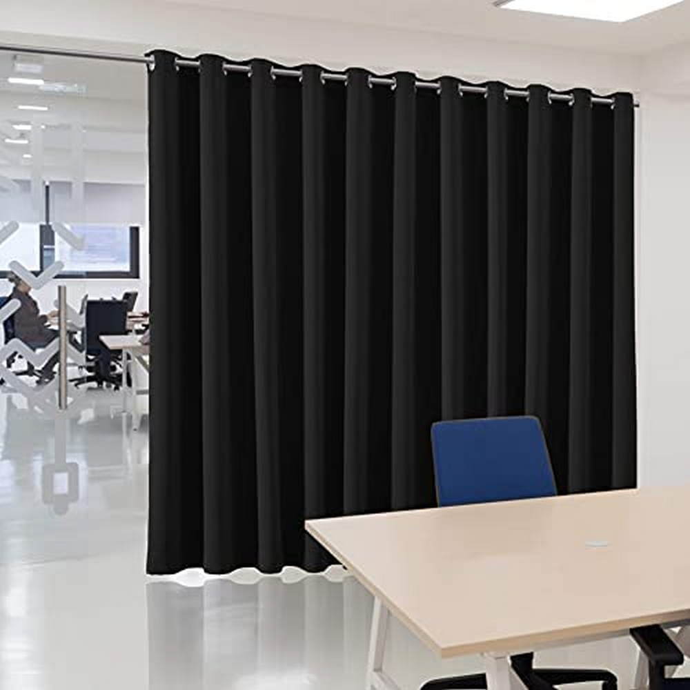 Soundproof Curtains in black as response curtains