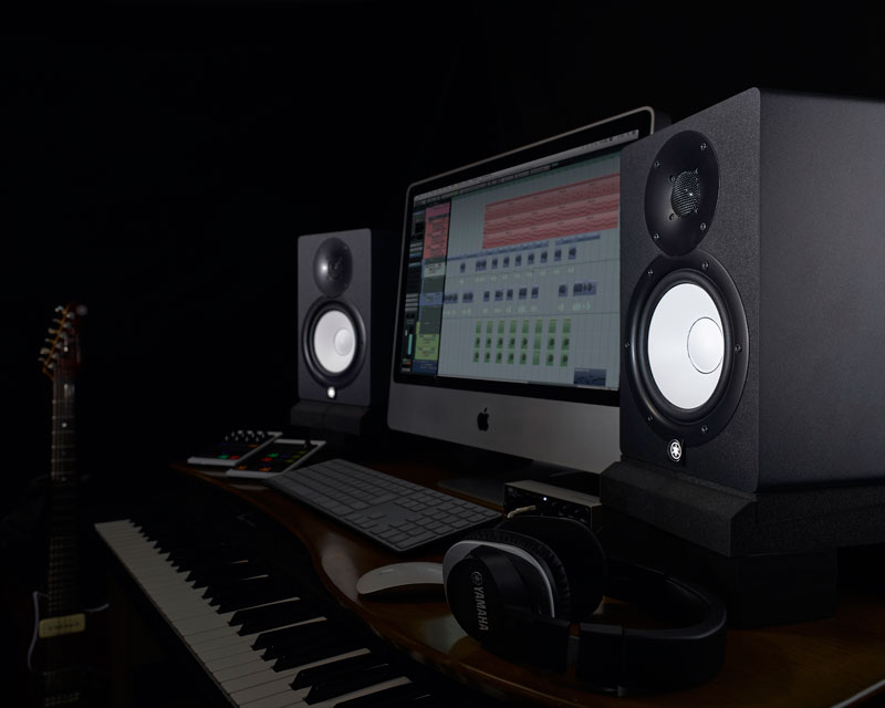 Yamaha HS7 Two Way Powered Studio Monitor PAIR OF TWO 95 Watt Active S –  The Music Farm