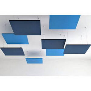 acoustic ceiling panels-blue ones