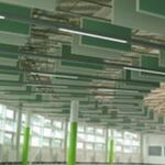 Acoustic ceiling tiles features-green