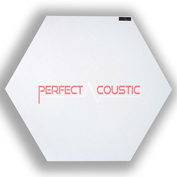hexagonal acoustic panel-white