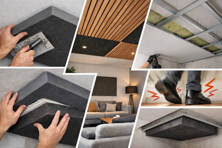 Step-by-step retrofit ceiling soundproofing