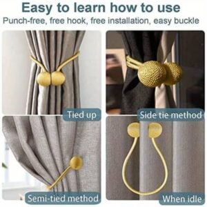 magnetic curtain tieback – usage variations ifferent ways to fasten curtains using a magnetic curtain tieback
