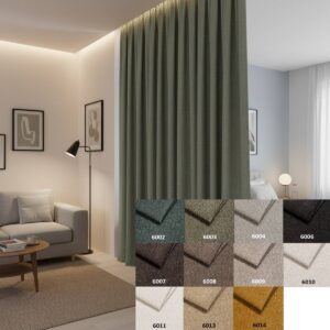 meva room dividers curtains living room main picture This image is an illustration