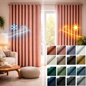 miu Thermal drapes in the living room with markings main image This image is an illustration