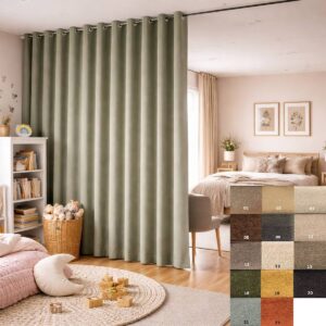 softy Curtain room dividers in your house main image - This image is an illustration