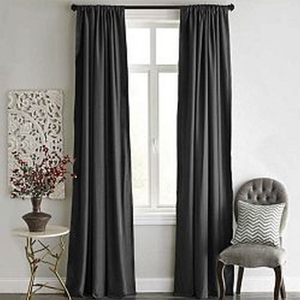thermal curtains for winter grey colour