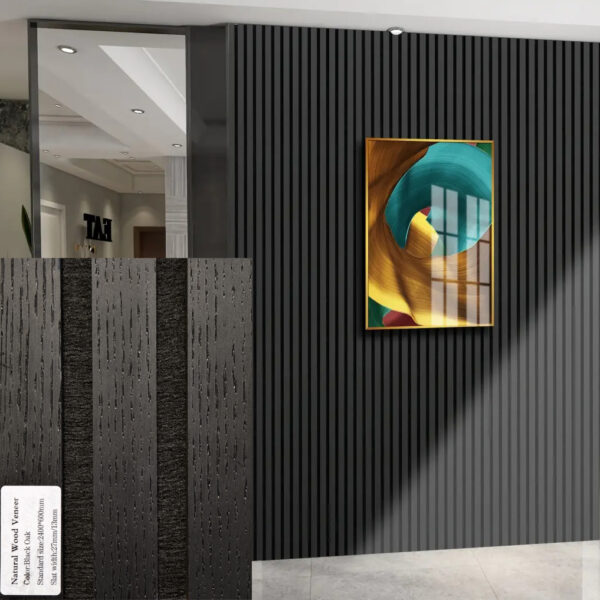 wall acoustic panel Black oak